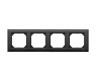 Рамка 4-постовая Schneider Electric Merten System M MTN486414