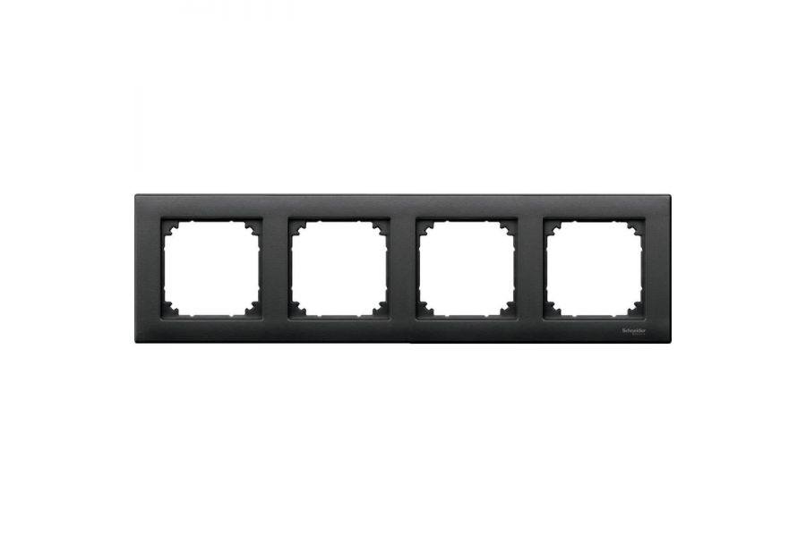 Рамка 4-постовая Schneider Electric Merten System M MTN486414