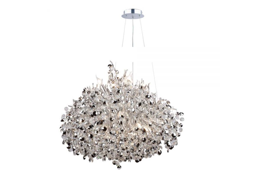 Подвесная люстра AM Group FACETED SP21 SILVER