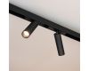 Трековый магнитный светильник Arlight MAG-SPOT-25-R120-12W Warm3000 (BK, 30 deg, 24V) 033678(1)