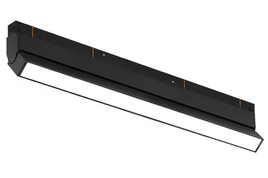 Трековый магнитный светильник iLedex Vision 4822-004-L602-24W-110DG-3000K-BK