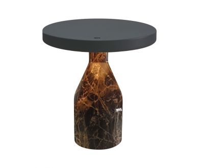 Настольная лампа Arlight SP-CROOD-TAB-R22.5x24-7W Warm3200-MIX (CF-BK, 140 deg, 230V) (IP20, Мрамор) 061771