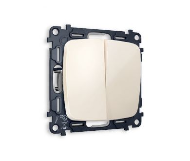 Комплект механизма 2-кл выключателя Ambrella Volt Omega MO303010