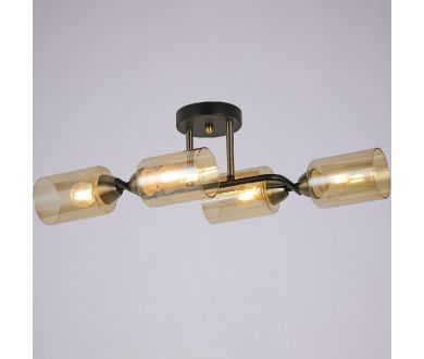Потолочная люстра Illumico IL8148-4COU-79 BK BR Bice
