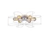 Потолочная люстра Arte Lamp A6049PL-6WH