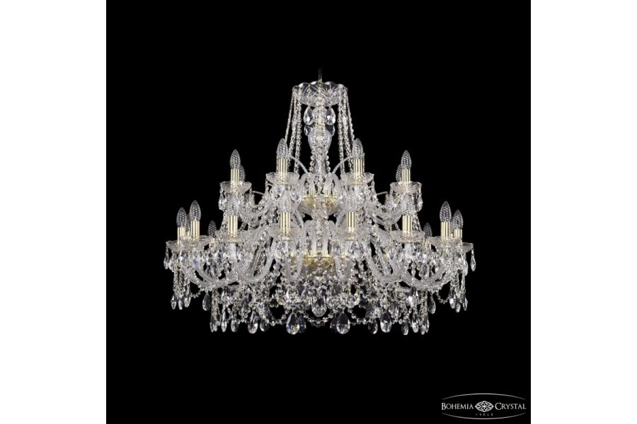 Подвесная люстра Bohemia Ivele Crystal 1411/16+8/360/2d G