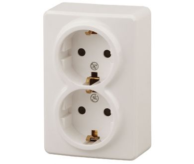 Розетка 2P+E Schuko Эра 11-2205-02 Б0020692