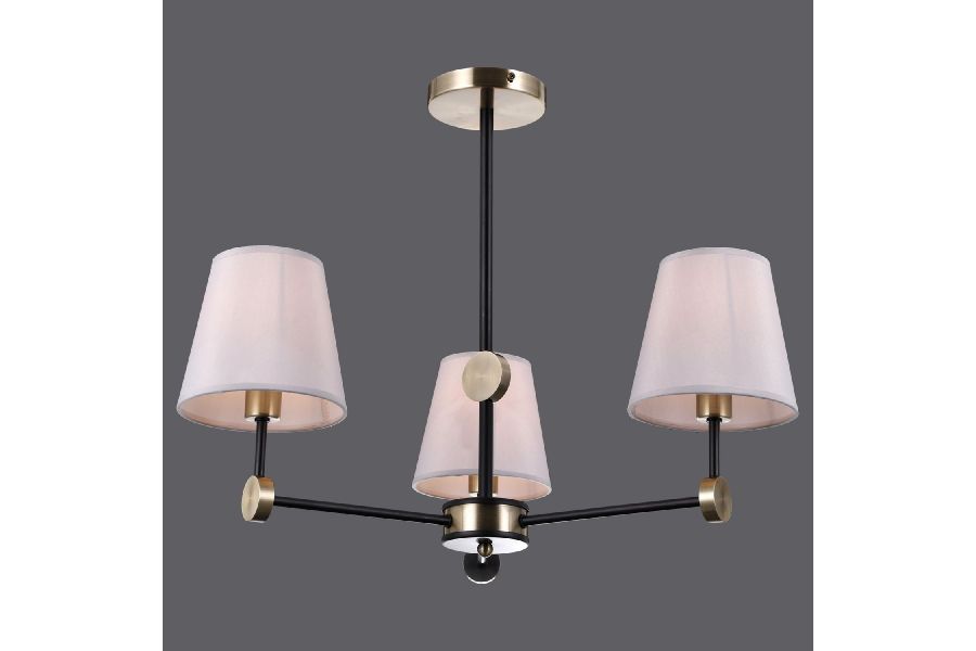 Люстра на штанге Illumico IL0394-3CSQ-24 BK AB CASTOR