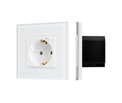 Розетка электрическая с Zigbee управлением Arlight SCT-OMALI-EUZB1-PL-WH (240V, 16A, Zigbee) 050215