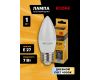Лампа светодиодная Kodak LED B35-7W-840-E27 K 7Вт свеча нейтральный белый свет Е27 Б0057627