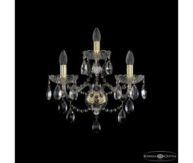 Купить Бра Bohemia Ivele Crystal 1415B/2+1/200/XL G Бра Bohemia Ivele Crystal 1415B/2+1/200/XL G