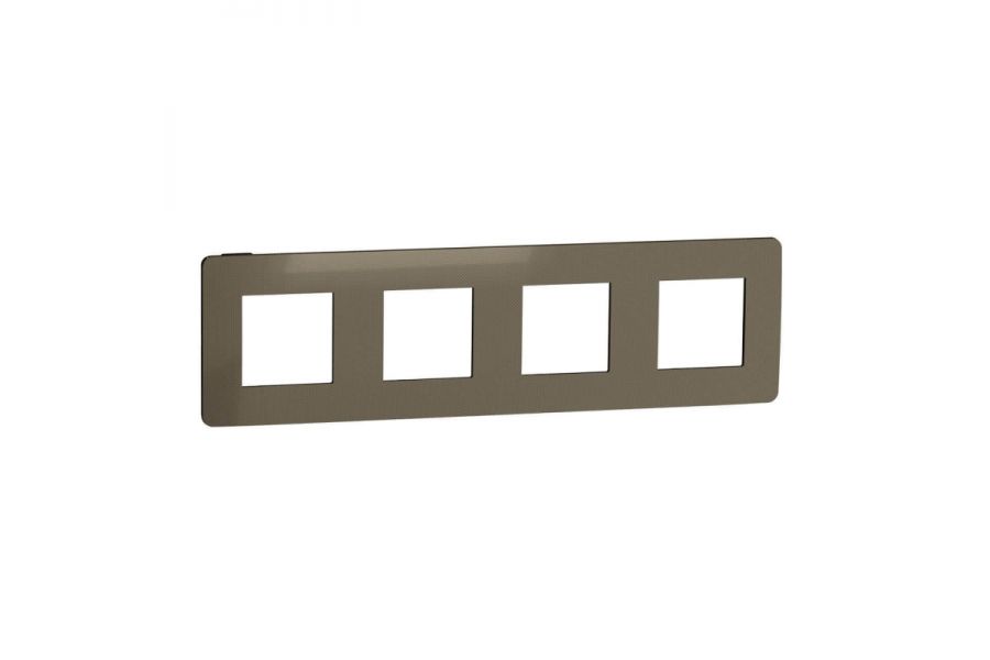Рамка 4-постовая Schneider Electric Unica New NU280852