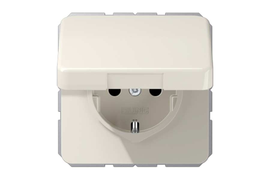 Розетка штепсельная Schuko Jung CD1520BFKIKL