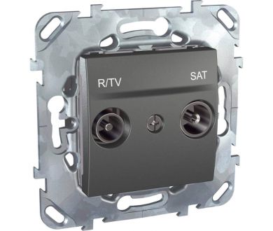 Розетка R-TV/SAT оконечная Schneider Electric Unica MGU5.455.12ZD