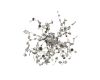 Настенный светильник Crystal Lux GARDEN AP-PL3 D400 CHROME