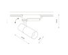 Трековый однофазный светильник Nowodvorski Profile Tinos Led White 10373