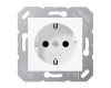 Розетка Schuko с защитой от детей Jung CD5120BFKIWW