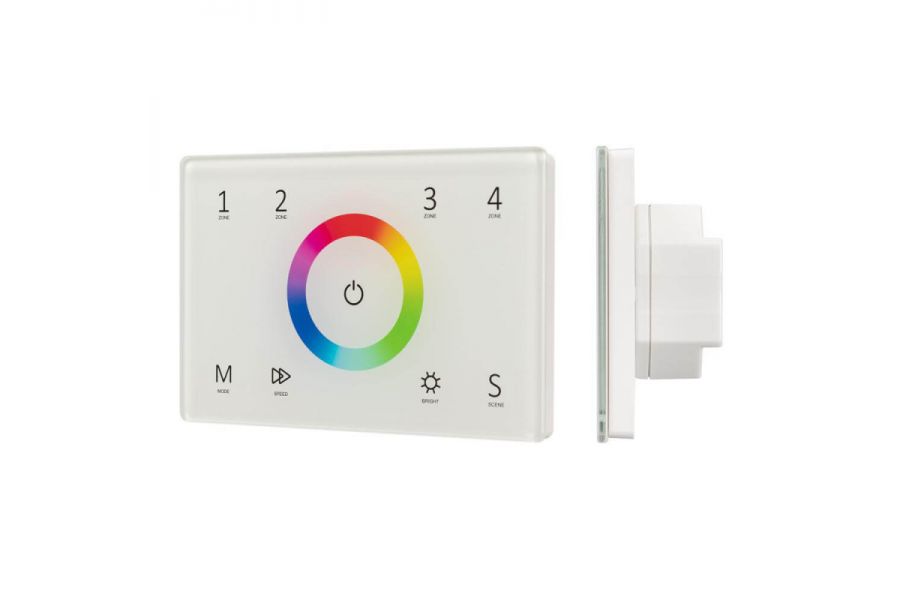 Панель Arlight Sens Smart-P83-RGB White (230V, 4 зоны, 2.4G) 028402