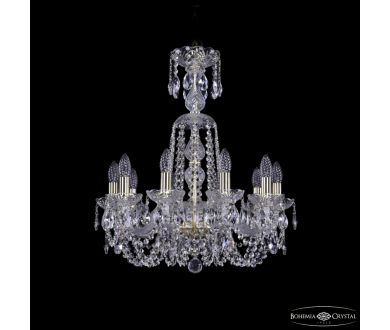 Подвесная люстра Bohemia Ivele Crystal 1402/10/195/XL-64 G