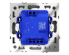 Проходной переключатель одноклавишный с подсветкой Voltum S70 VLS010408 (черный матовый)
