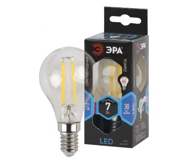 Лампа светодиодная Эра E14 7W 4000K F-LED P45-7W-840-E14 Б0027947