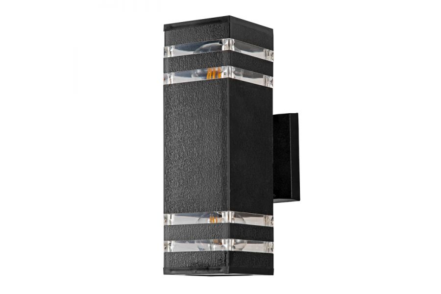 Уличный настенный светильник Arte Lamp Hadar A4421AL-2BK