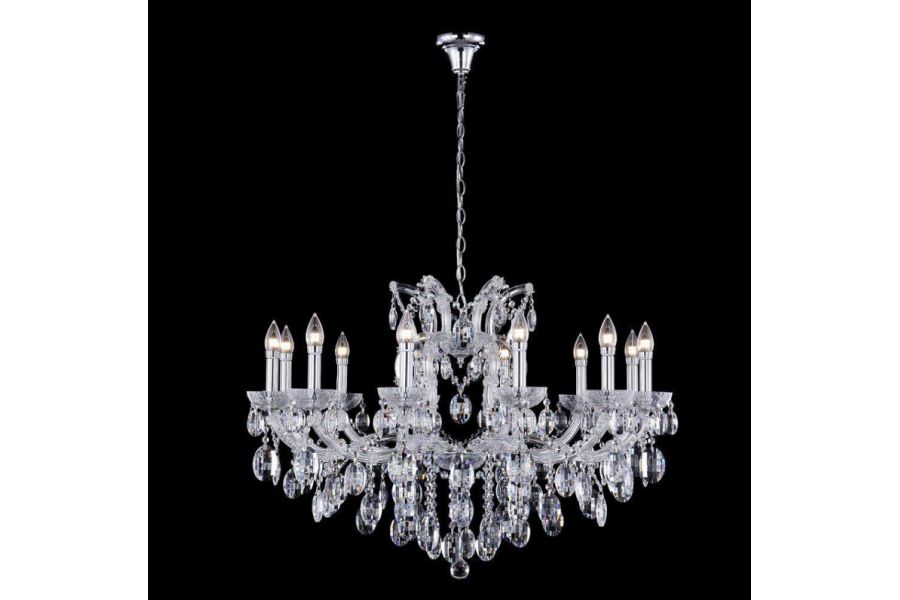 Подвесная люстра Crystal Lux Hollywood SP12 Chrome