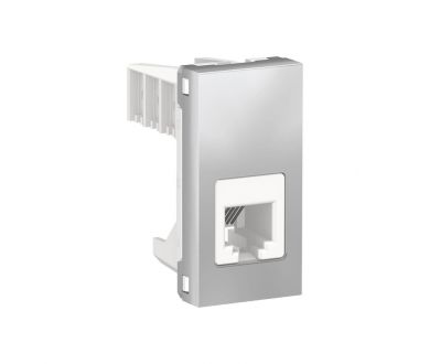 Розетка телефонная RJ12 одиночная Schneider Electric Unica Modular NU349130