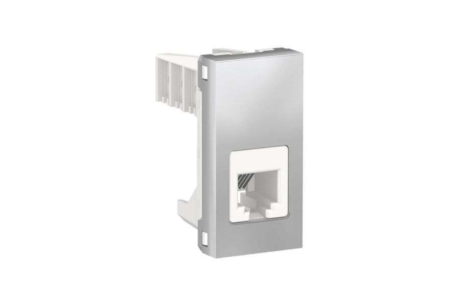 Розетка телефонная RJ12 одиночная Schneider Electric Unica Modular NU349130