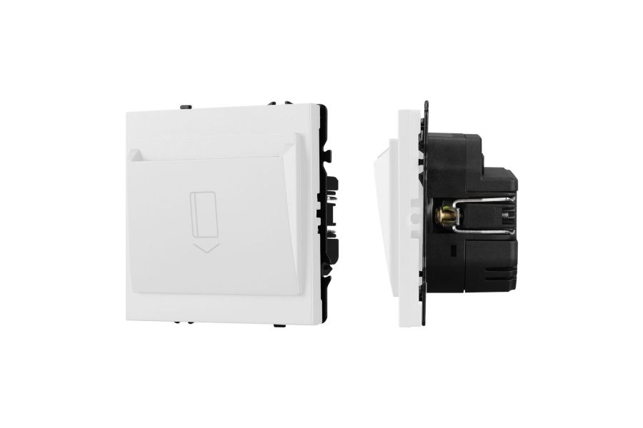 Выключатель карточный магнитный софт-тач белый кварц Arlight SWT-CRD-SFPL-WH (250V, 25A) 064817