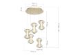 Каскадная люстра ST Luce Spine SL6136.233.01