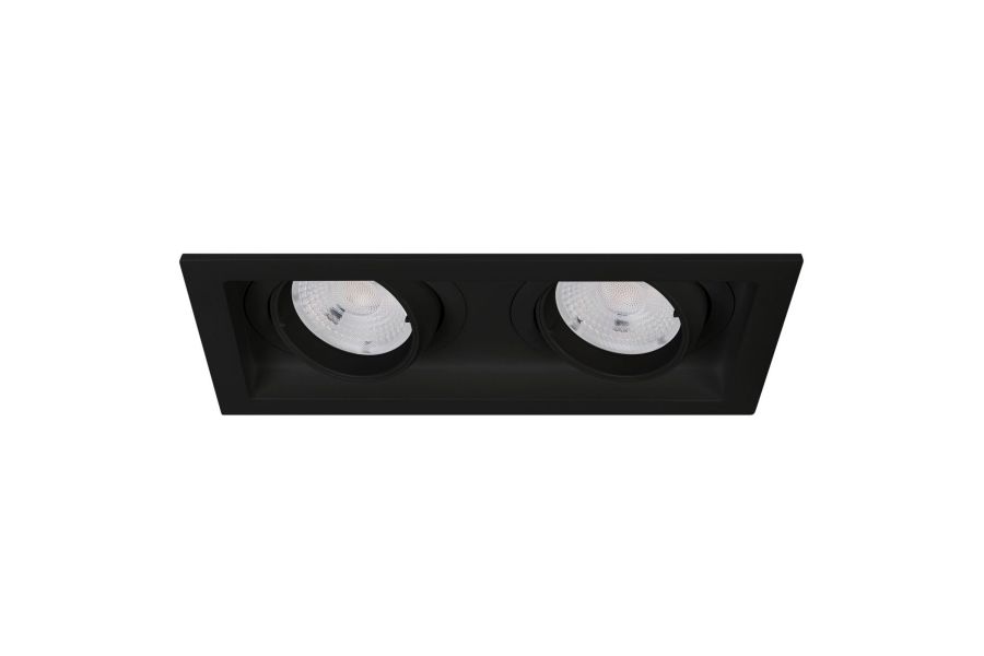 Встраиваемый светильник Arlight MS-VORTEX-BUILT-S170x90-2x12W Day4000 (BK-BK, 40 deg, 230V) 058438
