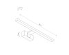 Подсветка для зеркал Nowodvorski Cezanne Led L Black 10671