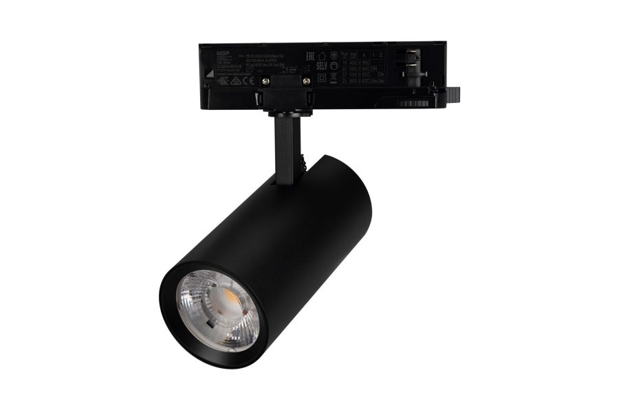 Трековый трехфазный светильник Arlight LGD-GERA-4TR-R74-20W Warm SP3000-Fruit (Черный, 55 deg, 230V) (IP20 Металл) 060102