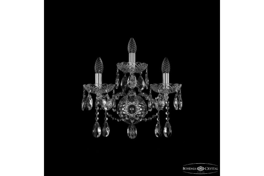 Бра Bohemia Ivele Crystal 1413B/2+1/165/XL Ni