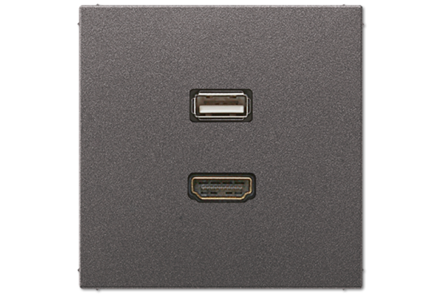 Розетка HDMI/USB Jung MAAL1163AN