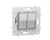 Розетка компьютерная RJ45X2 Schneider Electric Unica New Cat. 6 UTP NU542430
