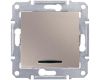 Переключатель перекрестный с синей подсветкой Schneider Electric Sedna 10A 250V SDN0501168