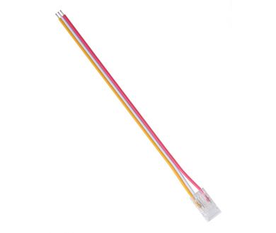 Коннектор прокалывающий 3 pin для подключения CCT LED ленты 8мм, тип COB длина провода 150мм Apeyron 09-116