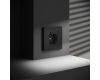 Розетка с USB, А+А Voltum S70 VLS040408 (черный матовый