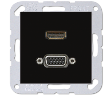 Купить Розетка HDMI/VGA Jung MAA1173SW Розетка HDMI/VGA Jung MAA1173SW