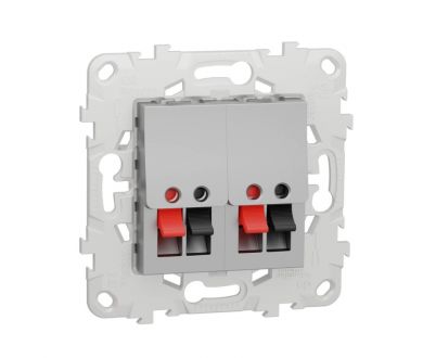 Аудиорозетка двойная Schneider Electric Unica New NU548930