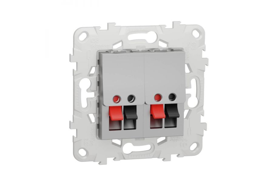 Аудиорозетка двойная Schneider Electric Unica New NU548930