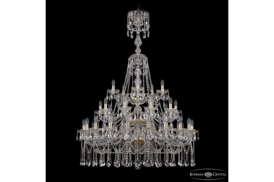 Подвесная люстра Bohemia Ivele Crystal 1413/20+10+5/400/XL-158/3d G
