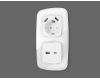 Лицевая панель для розетки 2USB A+C Ambrella Volt Omega OP1310
