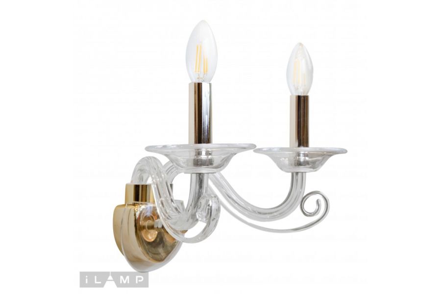 Бра iLamp King W9372-2 GD