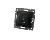Механизм USB розетки Arlight SCT-MUAC-PL-BK-V (5V, 3A, QC4) 049838