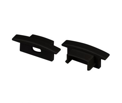 Заглушка Arlight LINE-2308-F BLACK с отверстием 040320