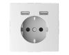 Розетка компьютерная USBx2 Schneider Electric Merten D-Life MTN2366-6035