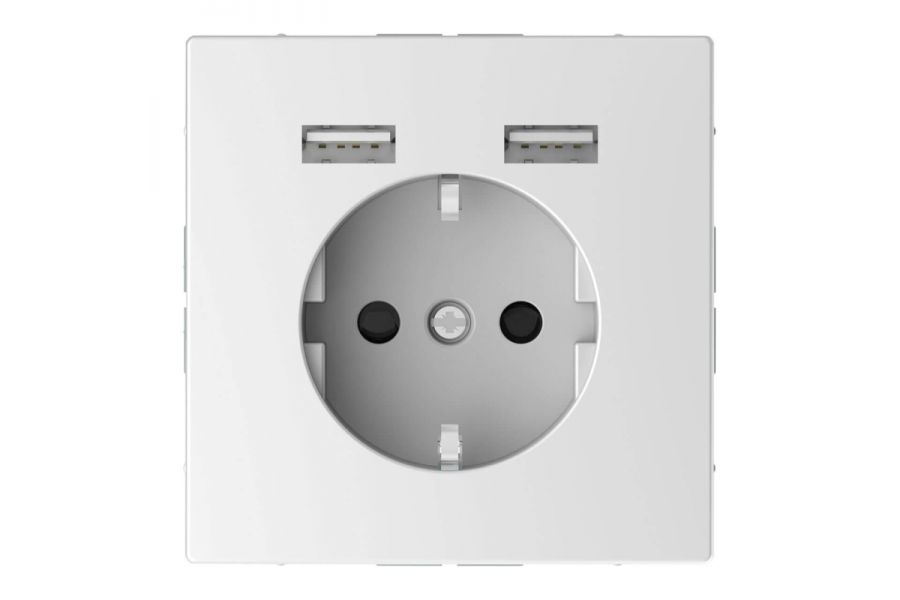 Розетка компьютерная USBx2 Schneider Electric Merten D-Life MTN2366-6035